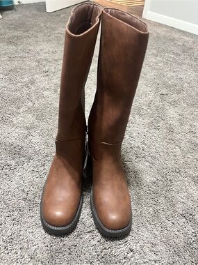 New York & Company Tall Brown Knee Boots